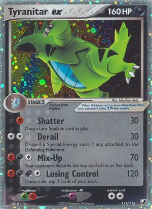 Tyranitar ex 111/115, EX Unseen Forces