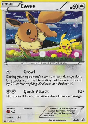 Eevee BW97, BW Black Star Promos