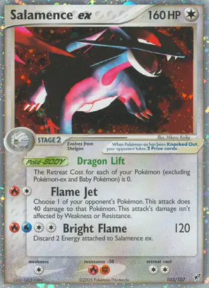 Salamence ex 103/107, EX Deoxys