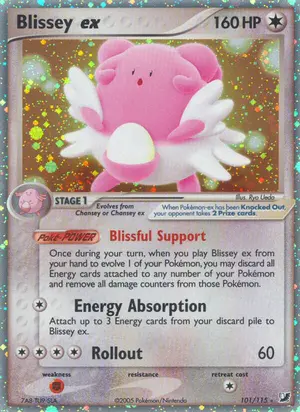 Blissey ex 101/115, EX Unseen Forces
