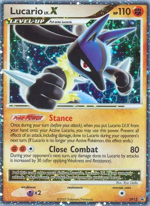 Lucario LVX DP12 DP12, Diamond and Pearl Promos