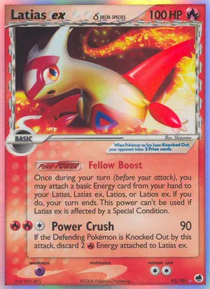 Latias ex Delta Species 95/101, EX Dragon Frontiers