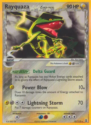 Rayquaza Delta Species 13/113, EX Delta Species