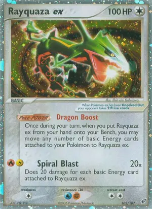 Rayquaza ex 102/107, EX Deoxys
