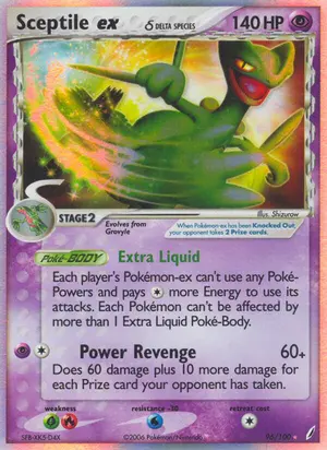Sceptile ex Delta Species 96/100, EX Crystal Guardians