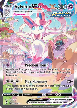 Sylveon VMAX 212, Evolving Skies