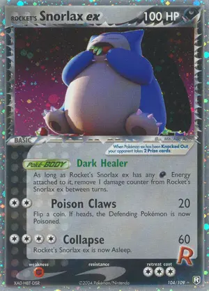Rockets Snorlax ex 104/109, EX Team Rocket Returns