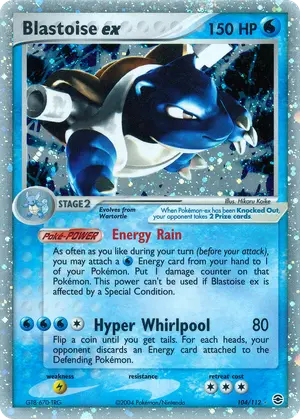 Blastoise ex 104/112, EX FireRed & LeafGreen