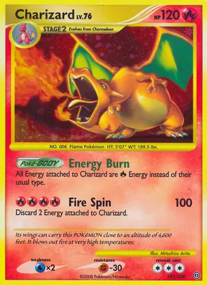 Charizard 103/100, Stormfront