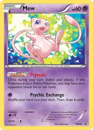 Mew BW98, BW Black Star Promos