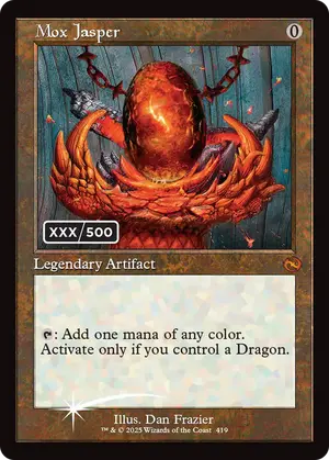 Mox Jasper Serial Numbered 419, Tarkir: Dragonstorm