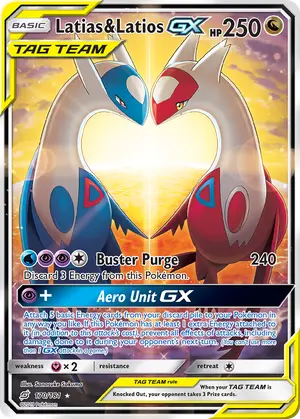 Latias & Latios GX 170, Team Up