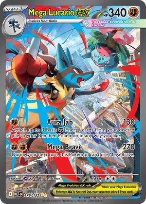 Mega Lucario ex 179, Mega Evolution