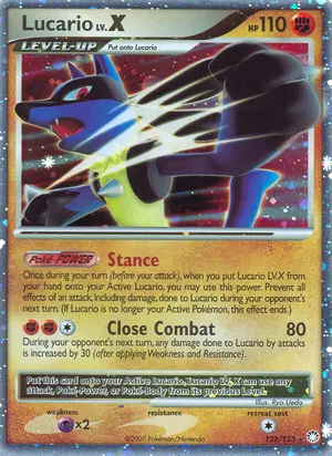 Lucario LVX 122/123, Mysterious Treasures
