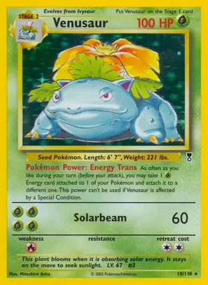 Venusaur 018/110, Legendary Collection