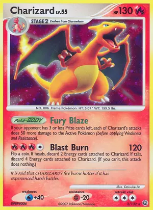 Charizard 3/132, Secret Wonders