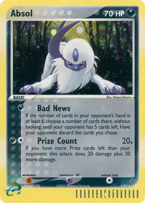 Absol 1/97, EX Dragon