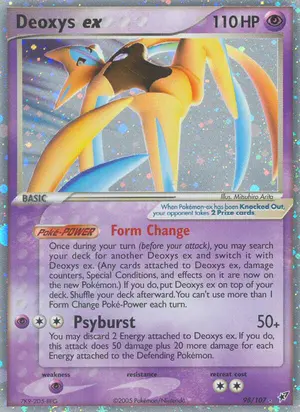 Deoxys ex Attack Forme 98/107, EX Deoxys