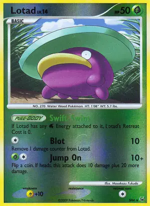Lotad Shiny SH4, Platinum