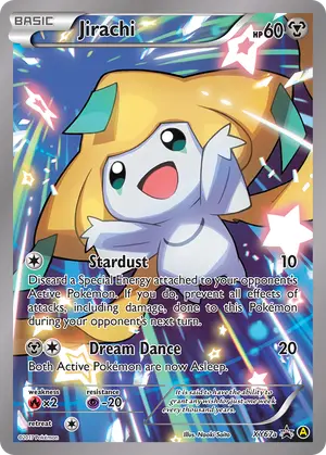 Jirachi XY67a, XY Black Star Promos