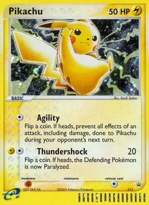 Pikachu 12, Nintendo Black Star Promos
