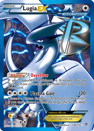 Lugia EX Team Plasma 134 Full Art 134/135, Plasma Storm