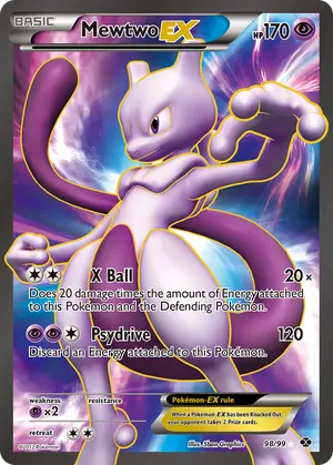 Mewtwo EX 98 Full Art 98/99, Next Destinies