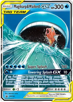 Magikarp and Wailord GX SM166, SM Promos