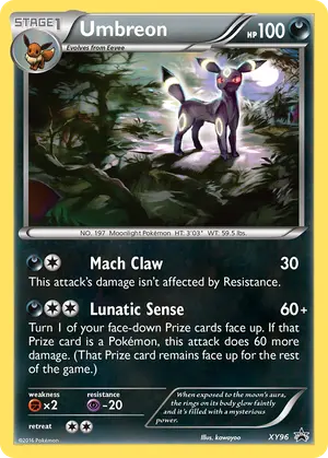 Umbreon XY96, XY Black Star Promos
