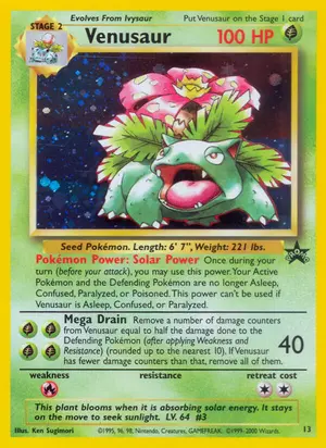 Venusaur 13, Wizards Black Star Promos