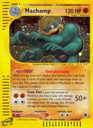 Machamp 16, Expedition Base Set