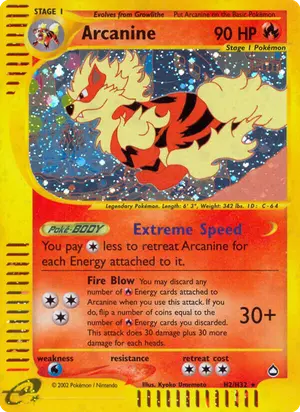 Arcanine H2, Aquapolis
