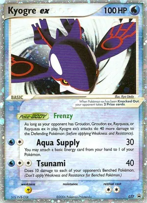 Kyogre ex 37, Nintendo Black Star Promos