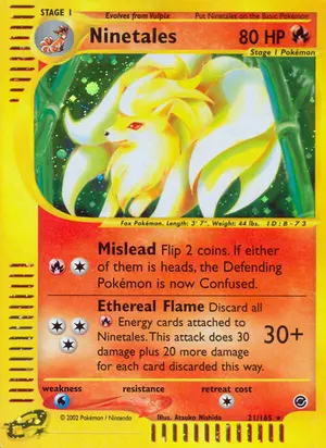 Ninetales 21, Expedition Base Set