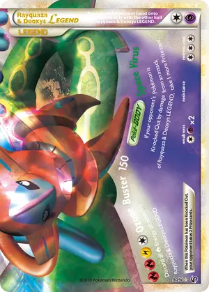 Rayquaza & Deoxys LEGEND 90, HS—Undaunted