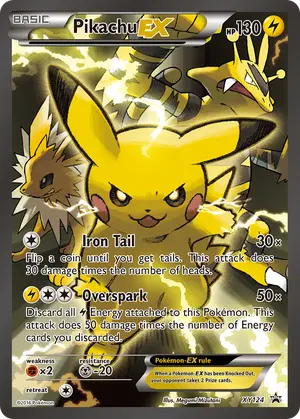 Pikachu EX XY124, XY Black Star Promos