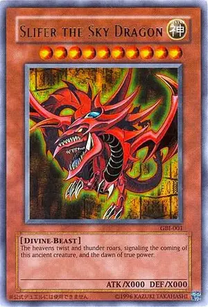 Slifer the Sky Dragon Ultra Rare GBI-001, Yu-Gi-Oh! Duel Monsters International: Worldwide Edition