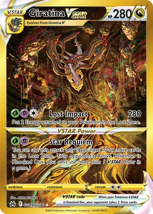 Giratina VSTAR Secret GG69/GG70, SWSH: Crown Zenith: Galarian Gallery