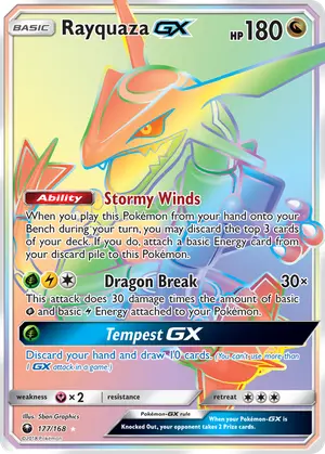 Rayquaza GX 177, Celestial Storm