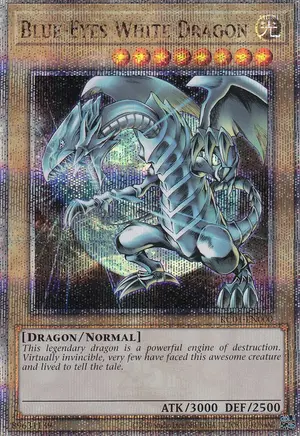 Blue Eyes White Dragon Quarter Century Secret Rare KC01-EN000, 25th Anniversary Ultimate Kaiba Set