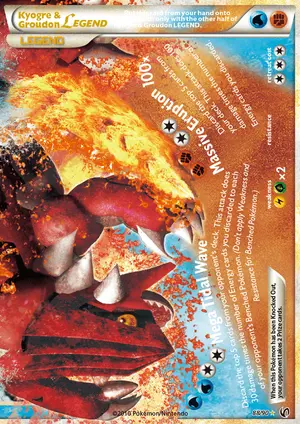 Kyogre and Groudon Legend Bottom 88/90, Undaunted