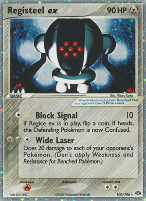 Registeel ex 100/106, EX Emerald