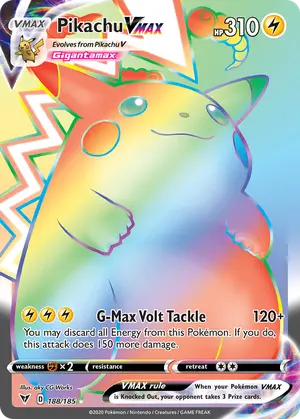 Pikachu VMAX 188, Vivid Voltage
