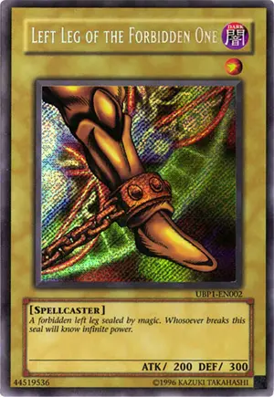 Left Leg of the Forbidden One UBP1-EN002, GX Ultimate Beginner's Pack 1
