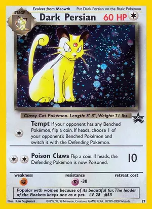 Dark Persian 17/53, WoTC Promo