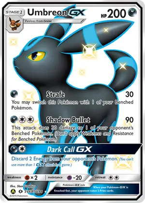 Umbreon GX SV69/SV94, Hidden Fates: Shiny Vault