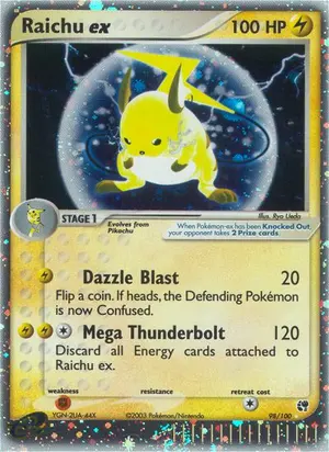 Raichu ex 98/100, EX Sandstorm
