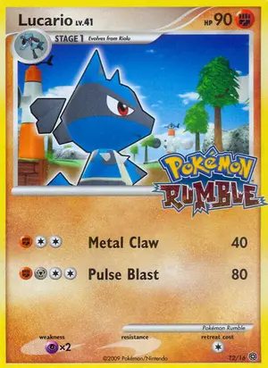 Lucario 12, Pokémon Rumble