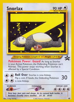 Snorlax 49, Wizards Black Star Promos