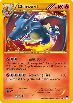 Charizard 136/135, Plasma Storm